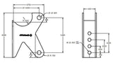 Ridetech Parallel 4 Link Axle Bracket - 90000160