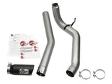aFe LARGE Bore HD DPF-Back SS Exhaust w/ Black Tip 2016 Nissan Titan XD V8-5.0L (td) - 49-46113-B