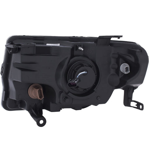 ANZO 2008-2012 Ford Escape Projector Headlights w/ Halo Black - 111355