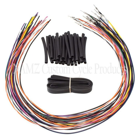 NAMZ 07-13 Baggers (Excl TBW) Handlebar Switch Wire Extensions 24in. (Cut & Solder/Max 20in. Apes) - NHCX-UMB