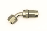 DeatschWerks 8AN Female Swivel 45-Degree Hose End CPE - 6-02-0806