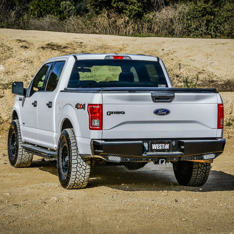 Westin 15-20 Ford F-150 HDX Bandit Rear Bumper - Black - 58-341105
