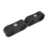 Russell Hose Separator For -10 Braided Hose - Black Anodize (2 Pack) - 654323