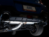 AWE Subaru BRZ/ Toyota GR86/ Toyota 86 Touring Edition Cat-Back Exhaust- Diamond Black Tips - 3015-33486