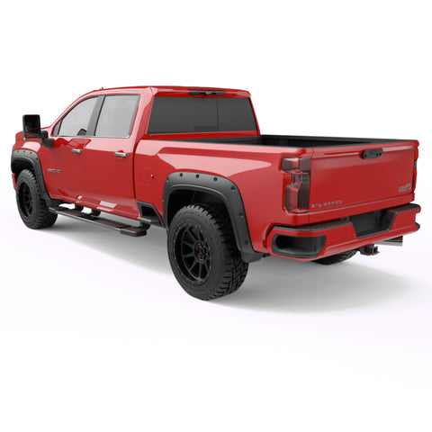 EGR 20-23 Chevrolet Silverado 2500Hd Traditional BoltOn Look Fender Flares w/Black-Out Bolt Kit Set - 791885