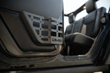 DV8 Offroad 11-18 Jeep Wrangler JK 4 Door Only Rear Door Pocket Molle Panels - Black - MPJK-06