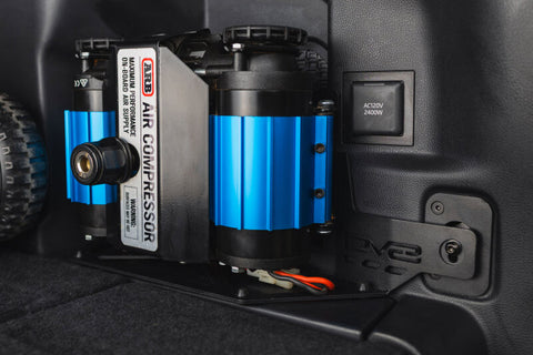 DV8 Offroad 25-26 Toyota 4Runner i-Force MAX Compressor Mount - Micro Texture Black Powder Coat - CMTF3-01