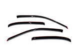 AVS 01-05 Honda Civic Ventvisor In-Channel Front & Rear Window Deflectors 4pc - Smoke - 194213