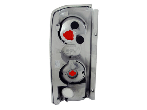 ANZO 1985-2005 Chevrolet Astro Taillights Chrome G2 - 211001