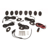 Rugged Ridge 07-18 Jeep Wrangler JK White 4-Piece LED Rock Light Kit w/ Harness - 11232.40