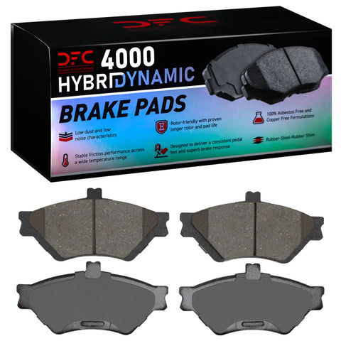 DFC 95-97 Mercury Grand Marquis Front 4000 Hybridynamic Brake Pads - 4000-0678-00