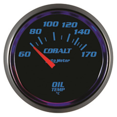 Autometer Cobalt 52mm 60-170 deg. C Oil Temperature Gauge - 6148-M