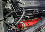 J&L 20-23 Chevrolet Corvette 6.2L LT2 Targa Top Passenger Side Oil Separator 3.0 - Black Anodize - 3088P-B