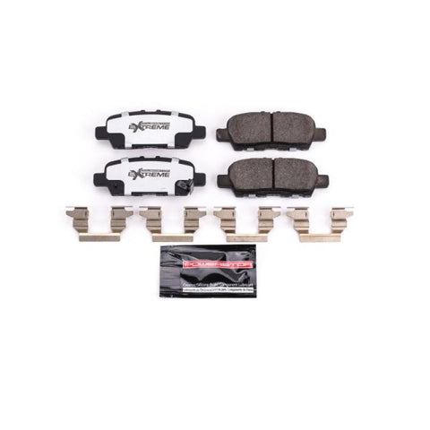Power Stop 11-12 Infiniti EX35 Rear Z26 Extreme Street Brake Pads w/Hardware - Z26-1393