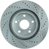 StopTech Select Sport 11-16 Toyota Avalon/ 11-17 Camry SportStop Slotted & Drilled Righ Front Rotor - 227.44146R