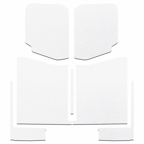 DEI 20-22 Jeep Gladiator JT 4-Door Boom Mat Complete Headliner Kit - 7 Piece - White - 50185