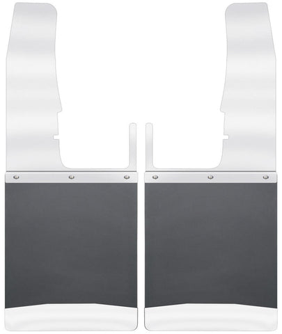 Husky Liners 09-16 Dodge Ram 1500/2500/3500 12in W SS Top Kick Back Front Mud Flaps - 17098