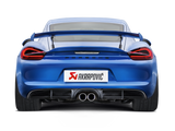 Akrapovic 16-16 Porsche Boxster Spyder / Cayman GT4 (981) Slip-On Line (Titanium) w/ Titanium Tips - S-PO981SO2-HT