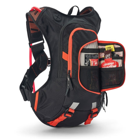 USWE Moto Hydro Hydration Pack 8L - Black/Factory Orange - 2083438
