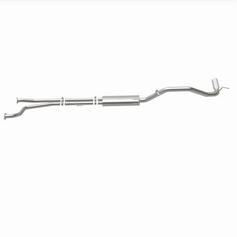 MagnaFlow CatBack 07-15 Nissan Titan V8 LGAS/LFLEX Single MF Polished Stainless Exhaust - 19421