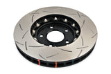 DBA 03-05 Evo 8/9 Front Slotted 5000 Series 2 Piece Rotor Assembled w/ Black Hat - 52218BLKS