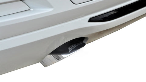 Corsa 12-14 BMW 335i Sedan RWD F30 3in Polished Touring Dual Rear Single 3.5in Tip Cat-Back Exhaust - 14937