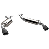 QTP 10-13 Chevrolet Camaro SS 6.2L 304SS AR3 Axle Back Exhaust w/4.5in Black Tips - 600110B