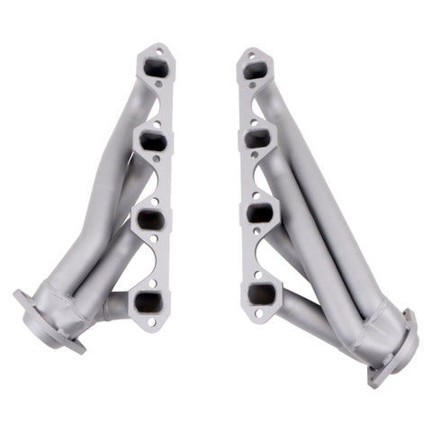 BBK 79-93 Mustang 351 Swap Shorty Unequal Length Exhaust Headers - 1-5/8 Titanium Ceramic - 1511