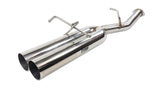 ISR Performance EP (Straight Pipes) Dual Tip Exhaust 4in - 89-94 (S13) Nissan 240sx - IS-EPDUAL-S13BO