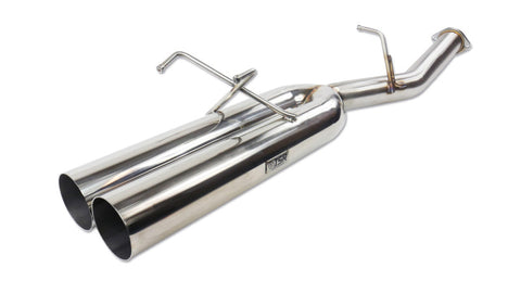 ISR Performance EP (Straight Pipes) Dual Tip Exhaust 4in - 89-94 (S13) Nissan 240sx - IS-EPDUAL-S13BO