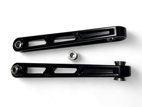 Elektric Offroad 2022+ Polaris Rzr Pro R Turbo R Volt Billet Front Sway Bar Links Anodized Black - SBL610022