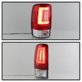 Spyder 00-06 Chevy Suburban 1500/2500 V2 Light Bar LED Tail Lights -Red Clr (ALT-YD-CD00V2-LBLED-RC) - 5084163