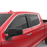 EGR 2019 Chevy 1500 Crew Cab In-Channel Window Visors - Matte - 571695