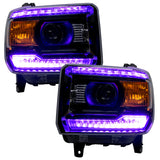 Oracle 14-15 GMC Sierra Headlight DRL Upgrade Kit - ColorSHIFT w/ BC1 Controller - 2450-335