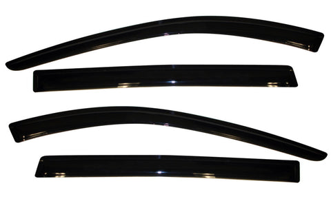AVS 2010 Lincoln MKT Ventvisor Outside Mount Window Deflectors 4pc - Smoke - 94246
