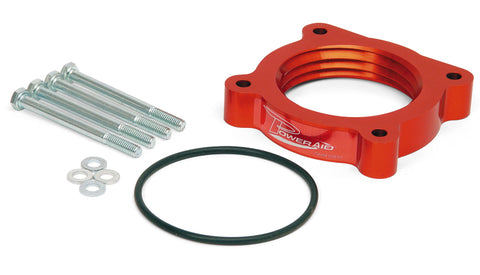 Airaid 04-13 Nissan Titan / Armada 5.6L 04-10 Infiniti QX-56 5.6L PowerAid TB Spacer- Black - 520-538