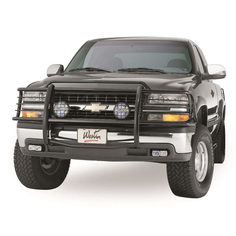 Westin 1999-2002 Chevrolet Silverado 1500LD Sportsman Grille Guard - Black - 40-0185