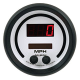 Autometer 85.7mm White Switchable 260 MPH / 260 KM/H Speedometer Phantom Elite Digital Gauge - 6789-PH