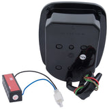 ANZO 1976-1985 Jeep Wrangler LED 2 Lens - Red/Clear, Chrome - 861082