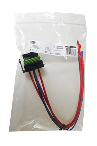 Hella Relay Connector ISO Mini Weatherproof w/ 12in Leads - H84709001