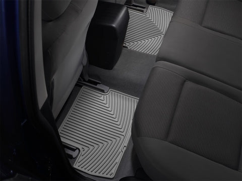 WeatherTech 14-15 Mercedes-Benz S-Class Rear Rubber Mats - Grey - W354GR
