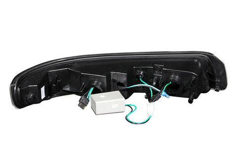 ANZO 1999-2002 Chevrolet Silverado 1500 LED Parking Lights Black w/ Amber Reflector - 511055