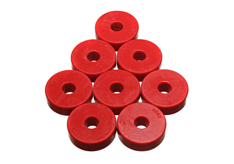 Energy Suspension Pad - Firm - 1-15/16in OD x 9/16in ID x 21/32in H - Red - 9.9529R