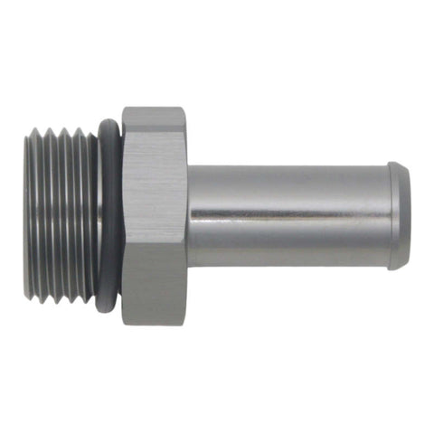 DeatschWerks 10AN ORB Male to 1/2in Male Barb Fitting - Anodized DW Titanium - 6-02-0515