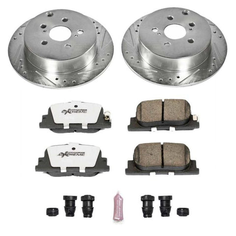 Power Stop 05-10 Scion tC Rear Z26 Street Warrior Brake Kit - K2319-26
