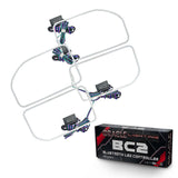 Oracle Ford F250/350 11-16 Halo Kit (Square Ring Design) - ColorSHIFT w/ BC1 Controller - 2383-335