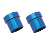 Russell Performance -6 AN Tube Sleeve 3/8in dia. (Blue) (2 pcs.) - 660650