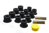Energy Suspension 6/86-97 Nissan 720 & Hardbody Pickup 2WD Black Rear Leaf Spring Bushing Set - 7.2103G
