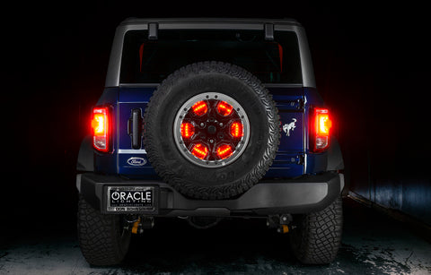 Oracle LED Illuminated Wheel Ring 3rd Brake Light - Red - 4211-003