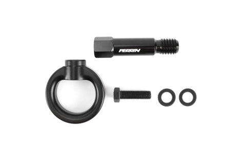 PERRIN 20-25 Toyota Supra Tow Hook Kit (Rear) - Black - PTP-BDY-250BK